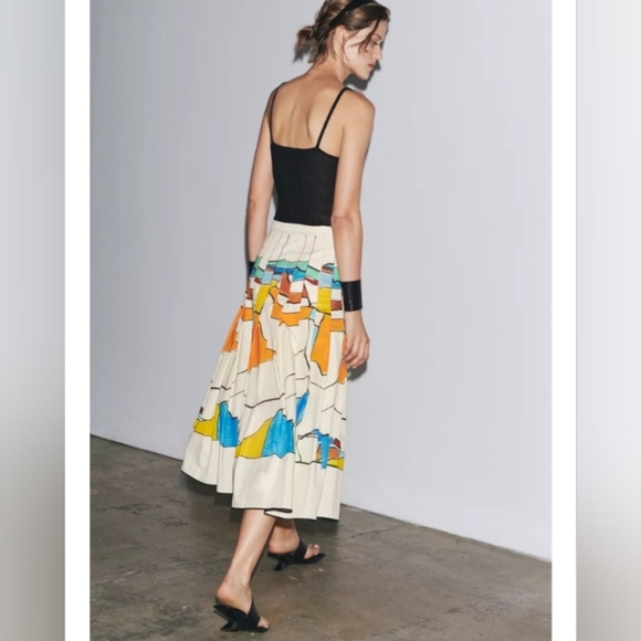 Zara ZW Collection Pleated Skirt - Picture 4 of 13